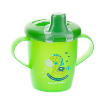 Кружка-непроливайка Canpol babies дитяча, 31/200, зелена, 250 мл