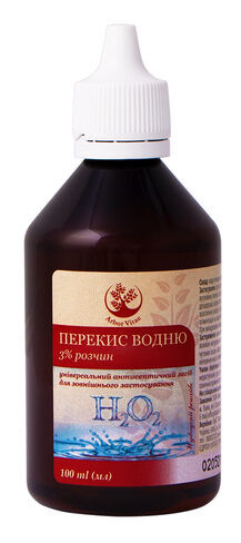 Перекись водорода Arbor Vitae раствор 3% по 100 мл во флак.
