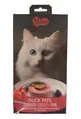 Ласощі для котів Mavsy кремові з качиною грудинкою, журавлиновим суфле та тим'яном, 15 г х 5 шт