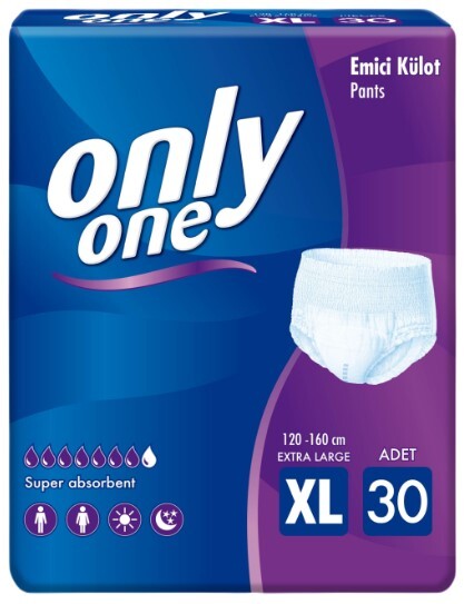 Подгузники-трусы для взрослых ONLY ONE, размер XL, 30 штук