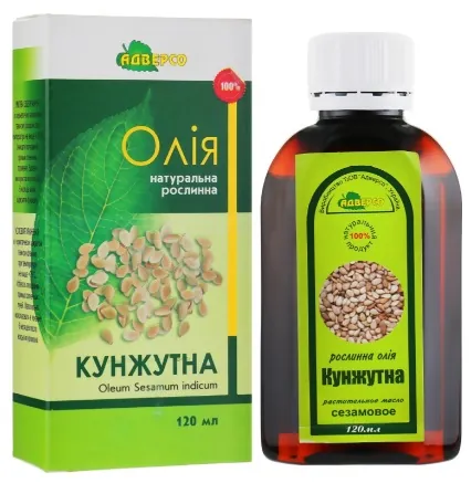 Рослинна олія Адверсо кунжутна, 120 мл