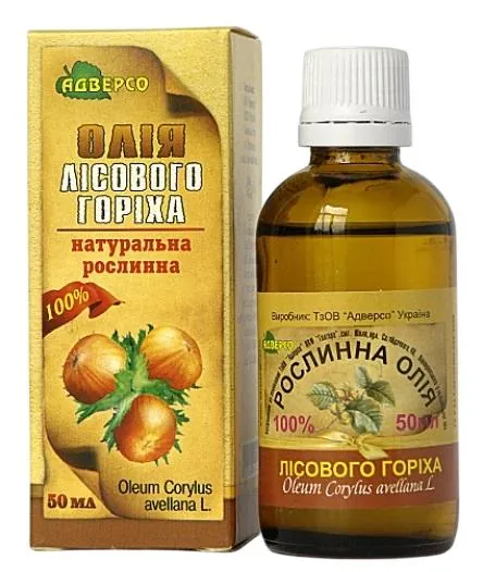 Рослинна олія Адверсо лісового горіха, 50 мл