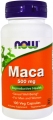 Диетическая добавка Перуанская Maкa NOW Maca 500 мг веганские капсулы №100