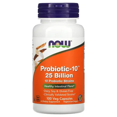 Пробіотик-10 NOW Probiotic-10 25 Billion вег. капсули №100