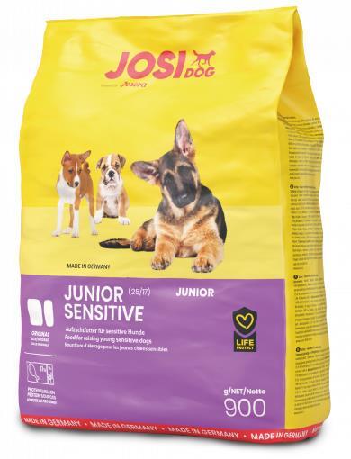 Корм сухой Josera JosiDog Junior Sensitive для молодых собак с чувствительным пищеварением, 900 г