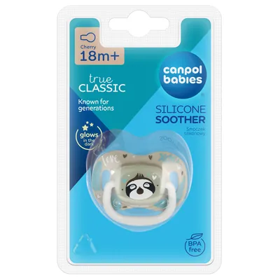 Пустушка силіконова Canpol Babies Exotic Animals 34/935_ua кругла, 18+ місяців, 1 шт