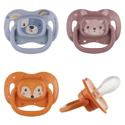 Пустушка силіконова Canpol Babies Cute Animals симетрична 34/926_ua, 18+ місяців, 1 шт