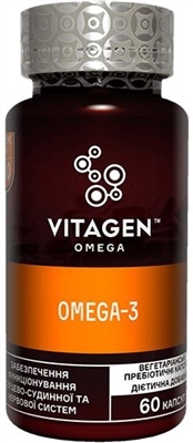 Вітаджен №10 OMEGA-3 капсули №60