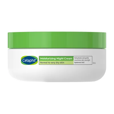 Крем для обличчя Cetaphil Moisturizer Night Cream нічний зволожуючий для нормальної, чутливої та дуже сухої шкіри, 48 г