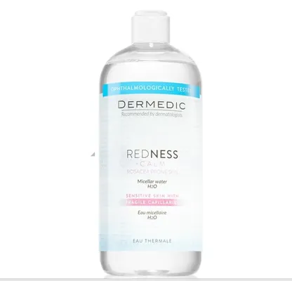 Міцелярна вода Dermedic Redness Calm H2O для чутливої шкіри, 500 мл