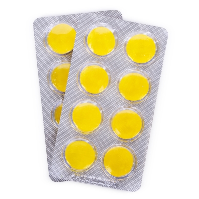 Эвкалор Baum Pharm леденцы со вкусом мед-лимон №16 (8х2)