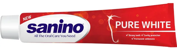 Зубна паста Sanino Pure White Відбілююча, 50 мл