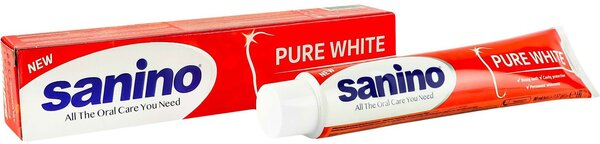 Зубна паста Sanino Pure White Відбілююча, 50 мл