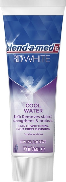 Зубна паста Blend-a-med 3D White Прохолода води, 75 мл