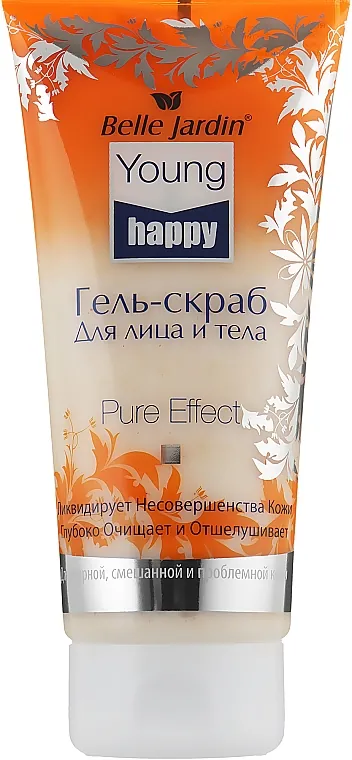 Гель-скраб для обличчя та тіла Belle Jardin Young & Happy, 200 мл