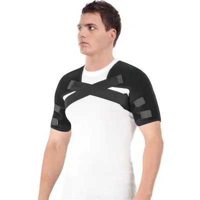 Бандаж на плечовий суглоб Торос Груп 615 неопреновий, чорний, розмір 5