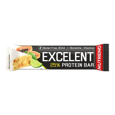 Батончик протеїновий Nutrend Excelent Protein Bar лайм + папайя, 85 г