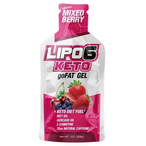 Жироспалювач Nutrex Research Lipo6 Keto goFAT Gel, 30 мл