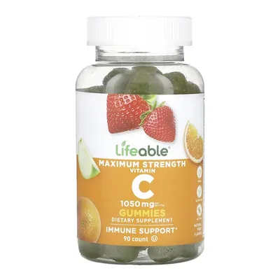 Вітамін C Lifeable Vitamin C Adult 1050 мг, 90 жувальних цукерок