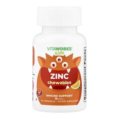 Цинк Lifeable VitaWorks Kids Zinc, 120 жувальних таблеток