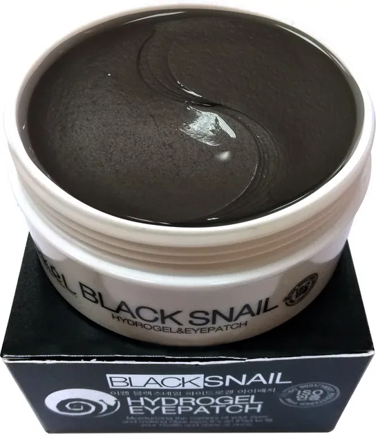 Патчі під очі Ekel Eye Patch Black Snail з муцином чорного равлика, 60 шт