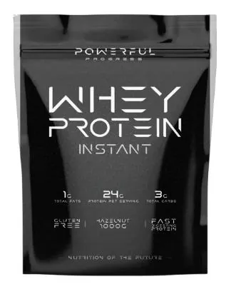 Протеїн сироватковий концентрат Powerful Progress 100% Whey Protein Instant лісовий горіх, 1000 г