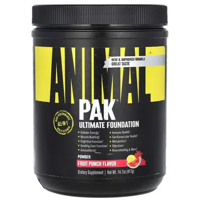 ユニバーサルニュートリション アニマルパック animal pak 2点セット Universal Nutrition Animal Pak: інструкція + ціна від 1671 грн в