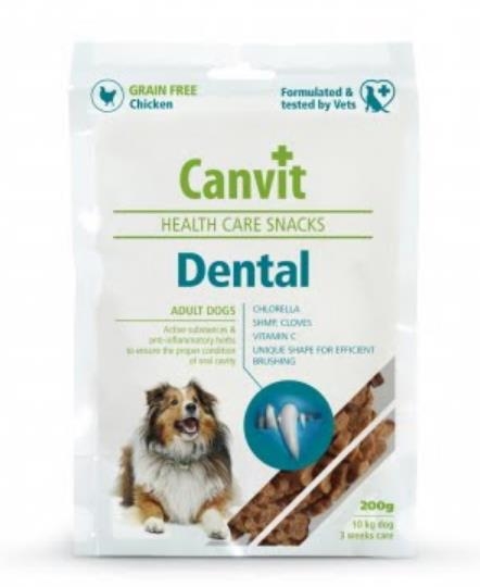 Лакомство для собак Canvit Dental, 200 г