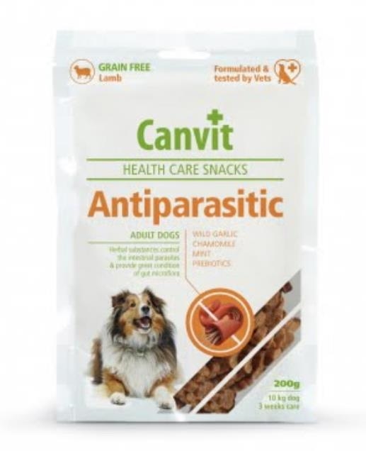 Лакомство для собак Canvit Antiparasitic, 200 г