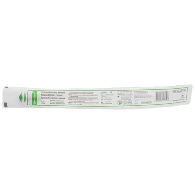 Катетер урологічний Medicare Nelaton Catheter female типу Нелатон жіночий, 10 Fr, чорний, 1 штука