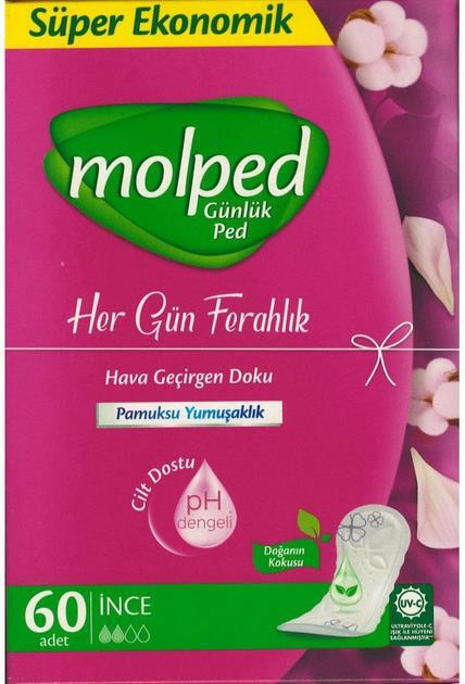 Ежедневные гигиенические прокладки Molped Everyday Freshness Deo, 60 шт