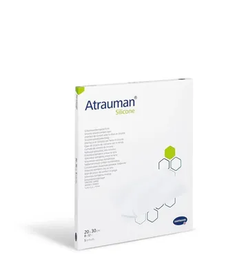 Пов'язка Atrauman Silicone атравматична 20 см х 30 см, 5 штук