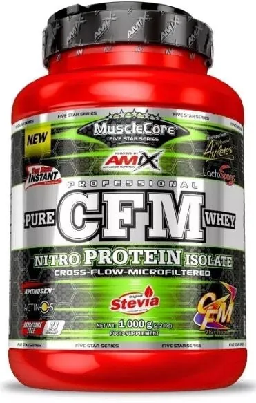 Протеїн сироватковий ізолят Amix Nutrition MuscleCore Professional Pure CFM Whey баноффі, 1000 г