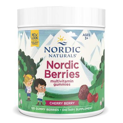 Мультивітаміни для дітей Nordic Naturals Multivitamin Berries вишня, 120 цукерок