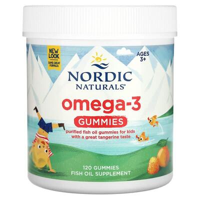 Омега-3 для детей Nordic Naturals Omega-3 Gummies мандарин, 120 конфет