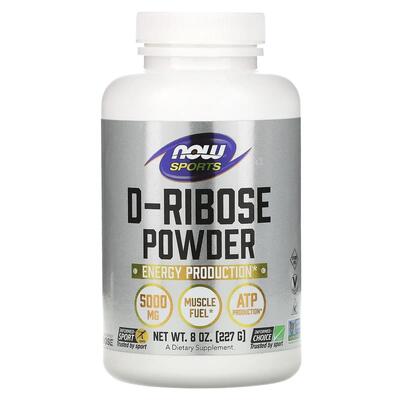 D-рибоза Now D-Ribose 5000 мг, 227 г