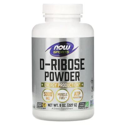 Д-рибоза NOW Sports D-Ribose порошок, 227 г