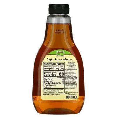 Агави нектар NOW Real Food Agave Nectar, 660 г