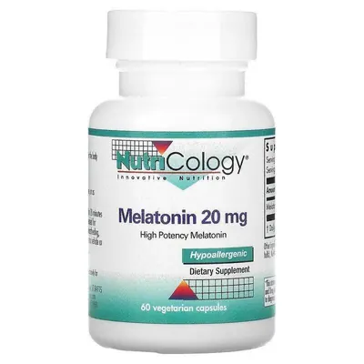 Мелатонін Nutricology Melatonin капсули по 20 мг №60
