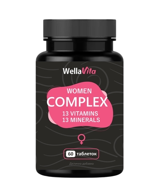 Витамины для женщин Wella Vita For women complex, 60 таблеток