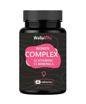 Вітаміни для жінок Wella Vita For women complex, 60 таблеток