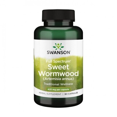 Полынь Swanson Wormwood Full-Spectrum 425 мг, 90 капсул