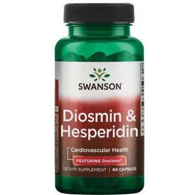 Диосмин и гесперидин Swanson Diosmin & Hesperidin DiosVein, 60 капсул