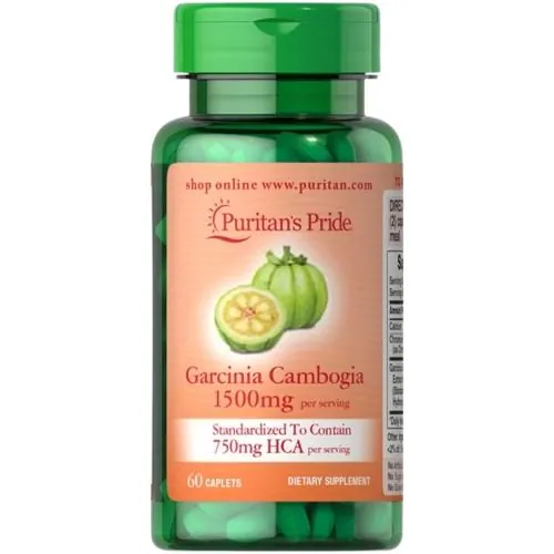 Гарцинія камбоджійська Puritan's Pride Garcinia Cambogia 1500 мг, 60 каплет