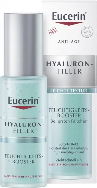 Гель-бустер Eucerin Hyaluron-Filler + 3x Effect ультралегкий зволожуючий (83524), 30 мл
