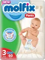 Підгузки-трусики Molfix Jumbo дитячі, розмір 3 midi, 4-9 кг, 60 шт