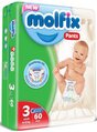 Підгузки-трусики Molfix Jumbo дитячі, розмір 3 midi, 4-9 кг, 60 шт