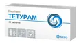 Тетурам таблетки по 150 мг №50 (10х5)