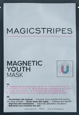 Магнітна маска Magicstripes Magnetic Youth Mask з ефектом омолодження, 3 шт