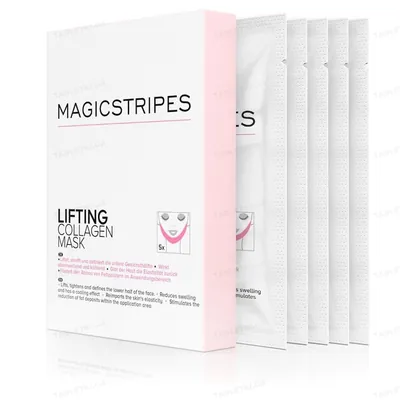 Колагенова маска Magicstripes Lifting Collagen Mask ліфтинг, 5 шт